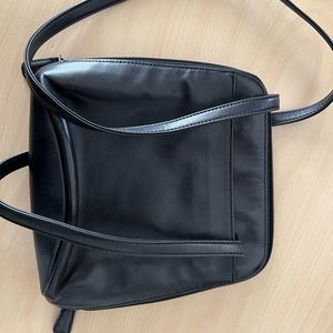 Little black Giant Bernini crossover bag